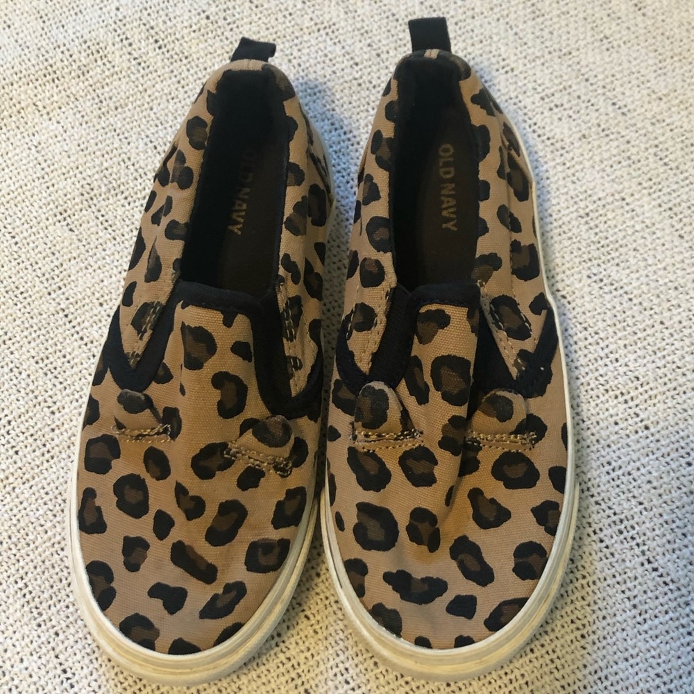 Old navy leopard slip on’s shoes